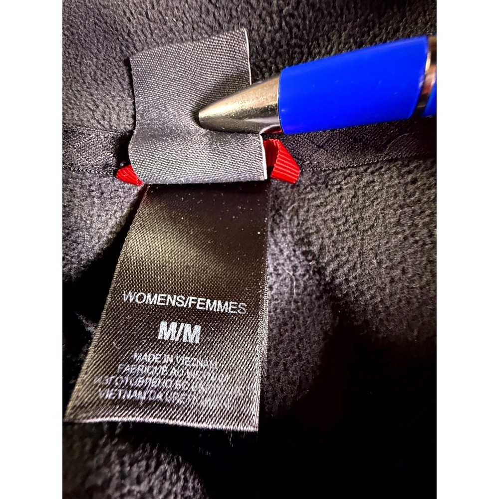 The North Face Fleece Sweatshirt Womens Medium Black Long Sleeve Quarter Zip - Picture 8 of 16